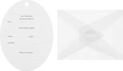 Immagine prodotto di Biglietti d'invito con busta 14x11cm per la comunione, set di 10 cartoncini bianchi lucidi
