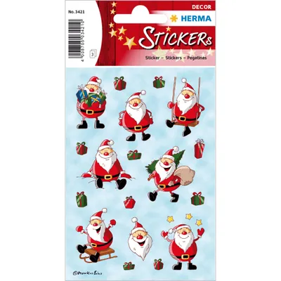 Immagine prodotto di HERMA 3421 Adesivo natalizio DECOR "Babbo Natale"(T)