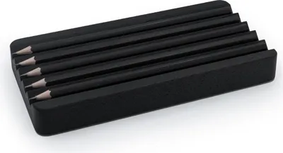 Produktbild von Rechteckiger Organizer Stiftehalter Schwarze Eiche