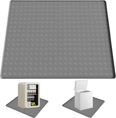 Produktbild von Kühlschrankmatte 60 x 60 cm, Silikon, erhöhter Rand 2 cm, für Bodenschutz