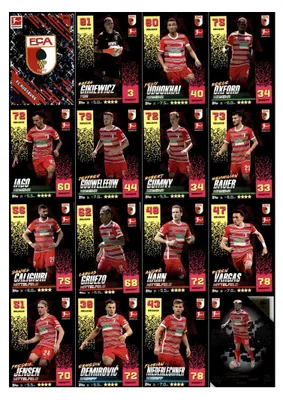 Immagine prodotto di Topps Match Attax - 2022/23 - Pacchetto squadra - FC Augsburg