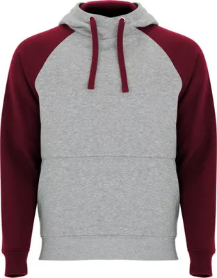 Produktbild von Roly - "Badet" Kapuzenpullover für Herren/Damen Uni PF4553 (L) (Grau meliert/Granatrot)