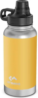 Immagine prodotto di Borraccia termica isolata da 900 ml, acciaio inossidabile, arancione, per bevande calde e fredde