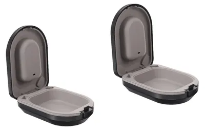 Productafbeelding van Hoortoestelbox, 2 stuks, schokbestendige opbergdoos voor onderweg