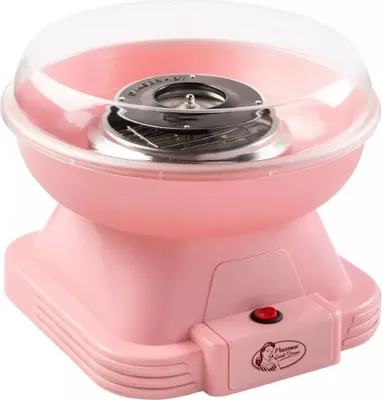 Produktbild von Bestron Zuckerwattenmaschine, Retro Baumwolle Candy Maker für Zuhause, Zuckerwattegerät mit 10 Stäbchen & Messlöffel, ideal für Kindergeburtstage & Spass für Zuhause, Sweet Dreams Collection, Farbe: Rosa