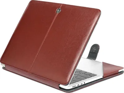 Produktbild von Mobigear Business MacBook 12 Zoll (2015-2017) Hülle MacBook Cover - Braun - Model A1534