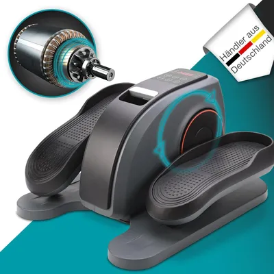 Produktbild von ELONEO Mini-Ellipsentrainer, Bewegungstrainer. Pedaltrainer, Fahrradpedal-Trainingsgerät, Stepper für Bewegung im Büro und Zuhause, übersichtlicher Trainingscomputer mit 3 Automatikprogrammen