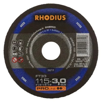 Obrázok produktu pre Rezný kotúč FT33 , 125 x 3,0 x 22,2 na oceľ