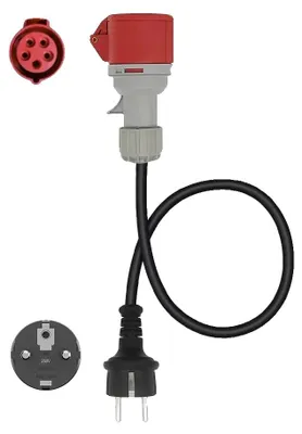 Image de Chargeur EV, compatibilité Schuko et CEE, courant 16 A, 32 A triphasé ZU 16 A