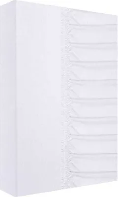 Immagine prodotto di Lenzuolo con angoli, spesso, jersey 100% cotone 180x200 cm bianco