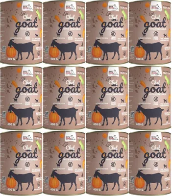 Produktbild von SYTA MICHA Chef Goat with vegetables - nassfutter für Hunde - 400g