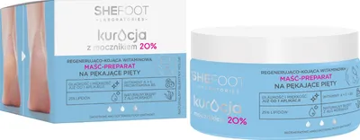 Produktbild von Shefoot Regenerierende und beruhigende Vitamincreme für rissige Fersen mit 20% Urea, 80g