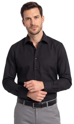 Zdjęcie produktu dla Koszula biznesowa Olymp Luxor Modern Fit regular fit czarny uni