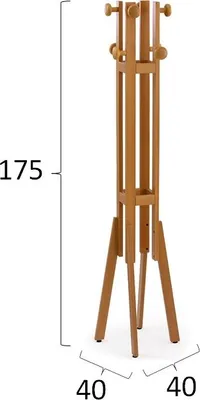 Produktbild von ARREDAMENTI ALBA Clothes Rack 175x40 cm Brown
