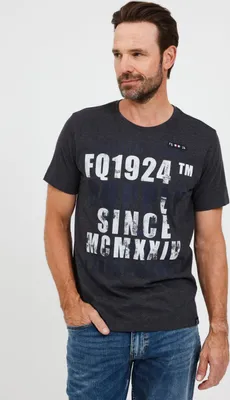 Produktbild von FQ1924 FQWerno Herren T-Shirt Kurzarm Shirt mit Print aus 100% Baumwolle