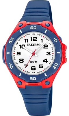 Immagine prodotto di Calypso orologio per bambini Junior Fashion K5758/1 orologio da polso in plasticaPoliuretanoblu UK5758/1