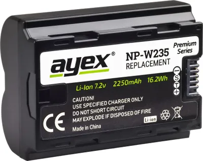 Immagine prodotto di Batteria NP-W235 per Fujifilm XT-5 XT-4 ad esempio Potente e di lunga durata 2250 mAh