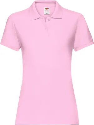 Produktbild von Fruit of the Loom - "Premium" Poloshirt für Damen RW8418 (L) (Hellrosa)