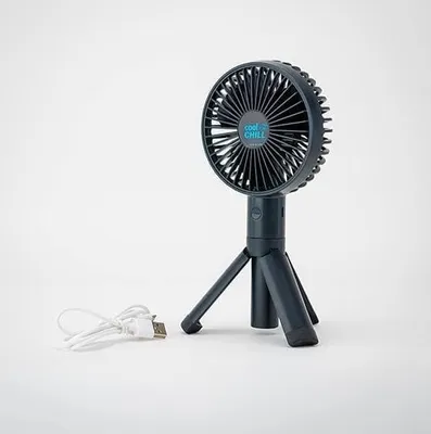 Produktbild von Tragbarer Mini-Ventilator, Aufladbarer 70 dB Handventilator, Standventilator mit 2000mAh Akkukapazität - HANDCOLIO