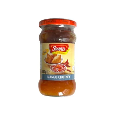 Produktbild von 350g Swad Brand Mango Chutney Scharf Würzsauce Mango Chutney Spicy Sauce