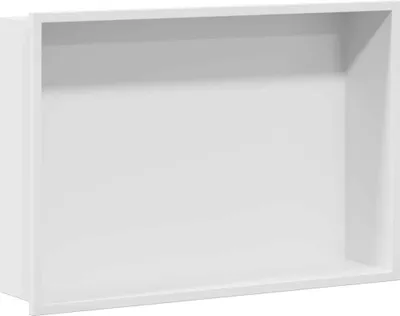 Obrázek produktu pro vidaXL Sprchový kout bílý 45 x 30 x 9,5 cm nerezová ocel