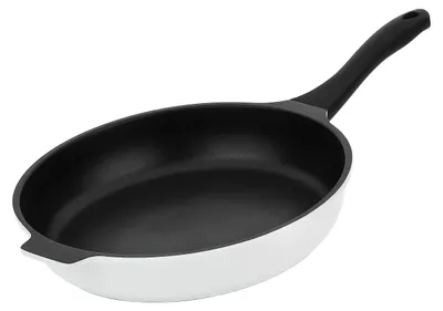 Porzellan-Pfanne Ø 32 cm, Rippelstruktur, antihaftbeschichtet