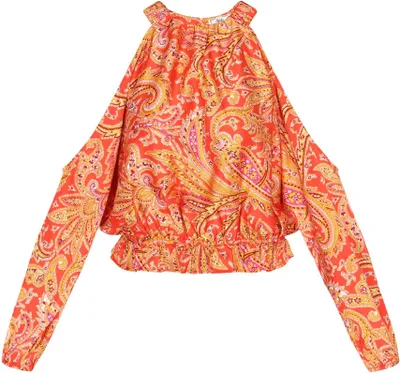 Produktbild von aleida damen bluse - orange, XS