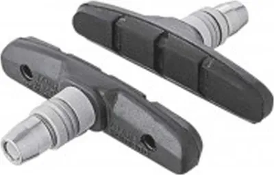 Produktbild von SHIMANO M70T3 Bremsschuhe für V-Brake, schwarz/silber (1 Paar)