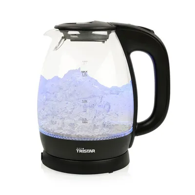 Produktbild von Tristar WK-3405 Wasserkocher Glas, Schwarz Fassungsvermögen: 1.7 l (WK-3405)