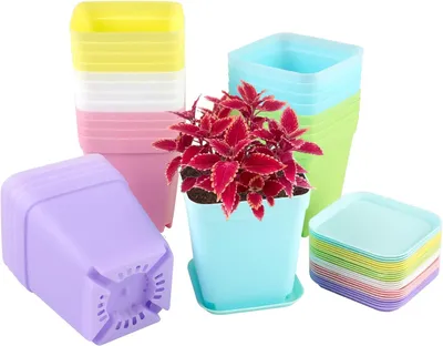 Obrázok produktu pre Kvetináče 7 cm, 24 kusov, plast, pre bylinky