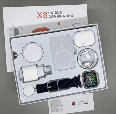 Produktbild von Zestaw akcesoriów do Iphone 11-15, ładowarka słuchawki smartwatch powerbank Magsafe