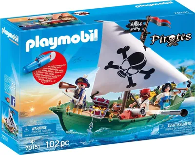 Produktbild von PLAYMOBIL Piratenschiff, 70151