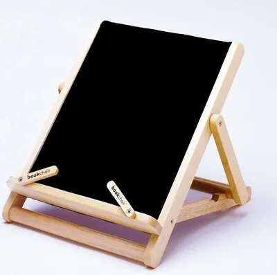 Produktbild von Bookchair Standard Schwarz - Buchständer Tablethalter aus Holz
