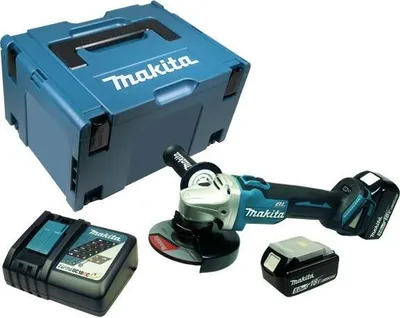 Zdjęcie produktu dla Makita DGA506RTJ, 8500 RPM, 12,5 cm, Bateria, 5 Ah, 2,5 kg