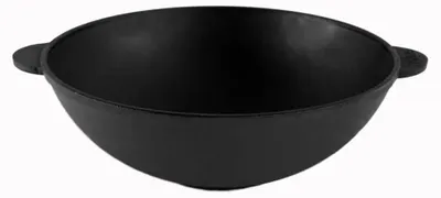 Imagen del producto de Sartén wok de hierro fundido, 3,7 litros