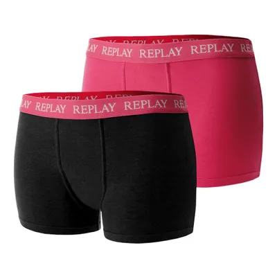 Produktbild von REPLAY Damen Panty I101561PB - Pink/Schwarz, 2er Pack, Größe S