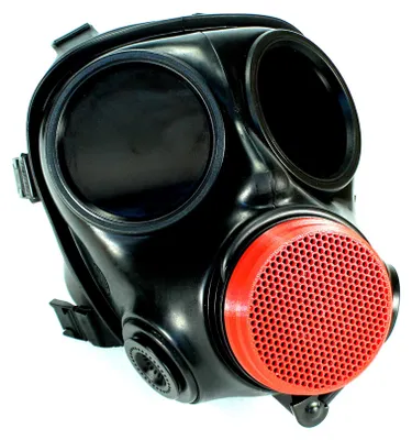 Produktbild von Abdeckkappe für S10 Gasmaske in Rot Gasmask Britische S10