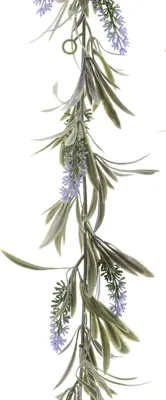Produktbild von Decoris Lavendel - lila - Kunstpflanze - Girlande - 180 cm