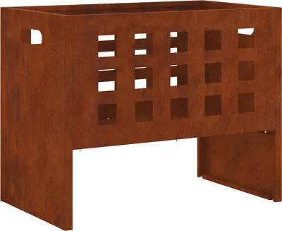 Image de vidaXL Foyer Marron 50 x 30 x 40 cm Acier