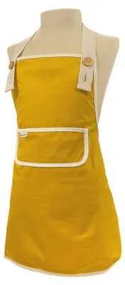 Produktbild von Smikkels Kinderschürze Küche gelb - Schürze für kreative Kinder