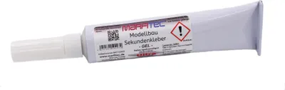 Produktbild von Marfitec Modellbau Sekundenkleber Gel ultra 20g Tube
