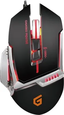 Zdjęcie produktu dla Conceptronic DJEBBEL 8, Po prawej stronie, Optyczny, USB Typu-A, 4000 DPI, 1 ms, Czarny, Srebrny