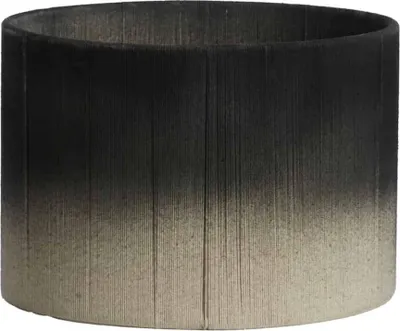 Produktbild von Light & Living - Lampenschirm Tossa - Schwarz - Ø30cm - Stoffschirm für E27