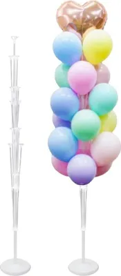 Image de Support de bouquet avec 19 ballons 162 cm GA-SB19