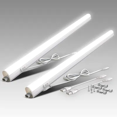 Produktbild von B.K.Licht - 2er Set LED Leiste mit Ein-Ausschalter, neutralweiße Lichtfarbe, erw
