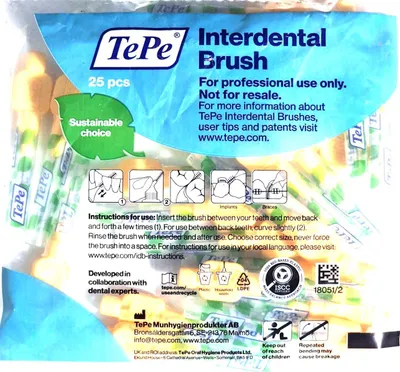 Image de Brosses interdentaires TePe Extra Soft 0,45 mm 25 pces orange