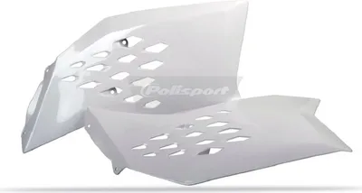 Produktbild von POLISPORT Kühlerspoiler seitlich passend für KTM SX EXC 07-10 Weiß