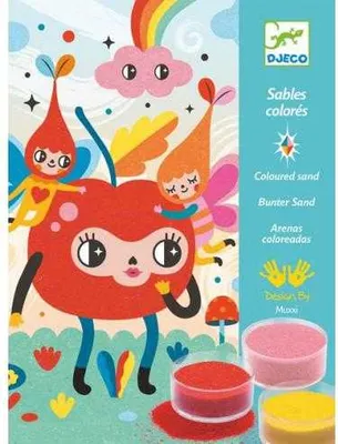 Obrázok produktu pre Kreatívna dielňa s pieskom Veselé pohľady, Djeco