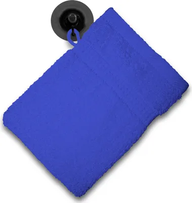 Produktbild von Waschhandschuh Waschlappen royal blau 16x21 cm Frottee Baumwolle Frottierware
