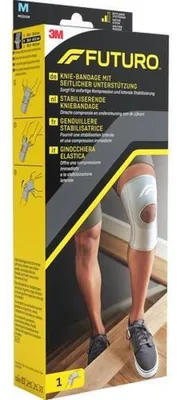 Immagine prodotto di FUTURO™ 46164DABI FUTURO™ Kniebandage 46164DABI, Gr. M grau 36,8-43,2 cm, 1 St.